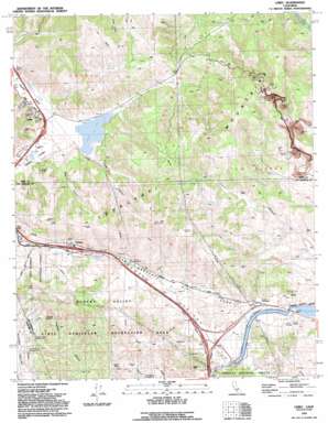 Lebec USGS topographic map 34118g7
