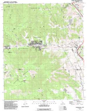 Frazier Mountain USGS topographic map 34118g8