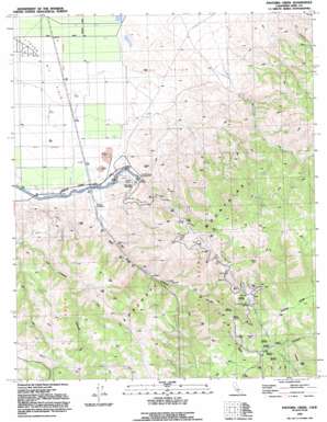 Pastoria Creek topo map