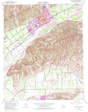 Santa Paula USGS topographic map 34119c1