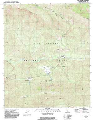 Lion Canyon USGS topographic map 34119e2