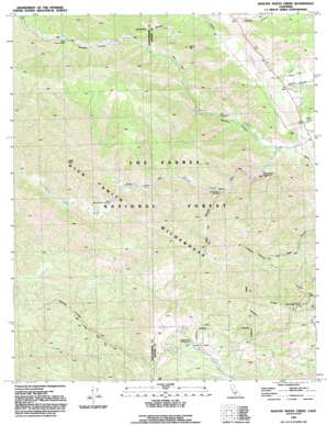 Rancho Nuevo Creek topo map