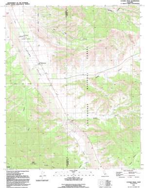 Cuyama Peak USGS topographic map 34119g4