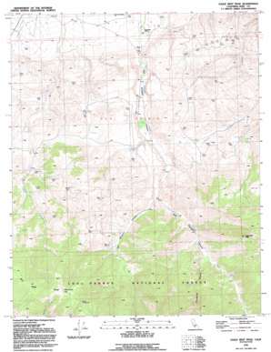 Eagle Rest Peak USGS topographic map 34119h2