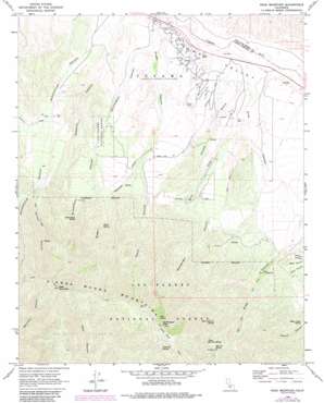 Peak Mountain USGS topographic map 34119h7