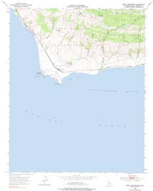 Point Conception topo map