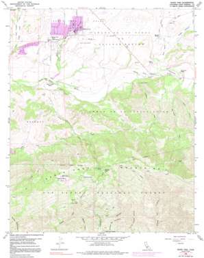 Santa Ynez topo map