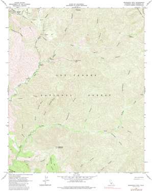 Manzanita Mountain USGS topographic map 34120h1