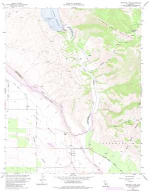 Twitchell Dam USGS topographic map 34120h3