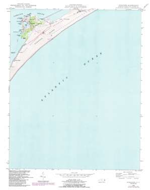 Ocracoke topo map