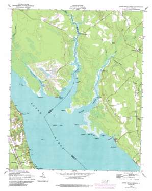 Upper Broad Creek USGS topographic map 35076a8