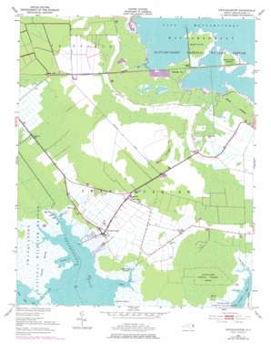 Swanquarter USGS topographic map 35076d3