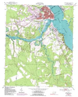 New Bern USGS topographic map 35077a1