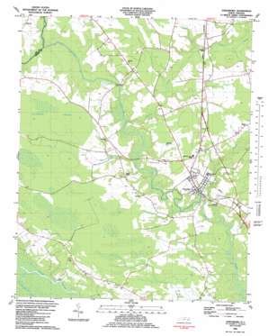 Vanceboro USGS topographic map 35077c2