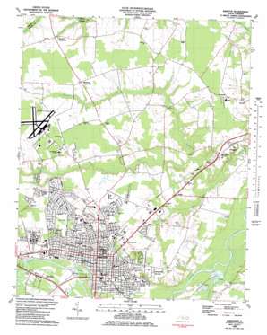 Kinston USGS topographic map 35077c5