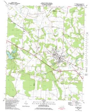 La Grange USGS topographic map 35077c7