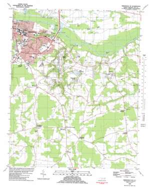 Greenville SW USGS topographic map 35077e3