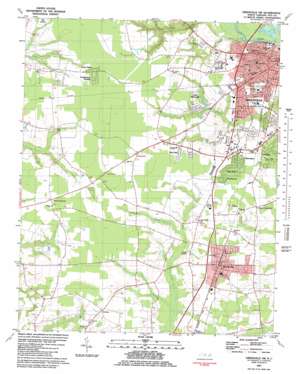 Greenville SW USGS topographic map 35077e4
