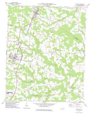 Elm City USGS topographic map 35077g7