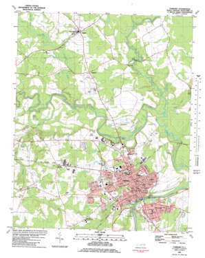 Tarboro USGS topographic map 35077h5