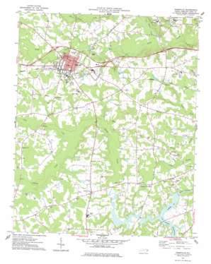Nashville USGS topographic map 35077h8