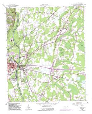 Fayetteville USGS topographic map 35078a7