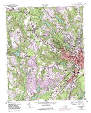 Fayetteville USGS topographic map 35078a8