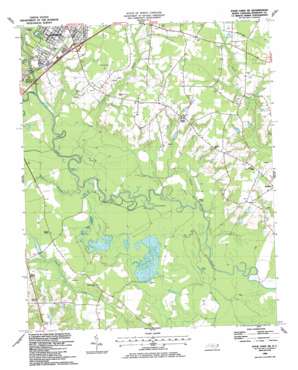 Four Oaks NE USGS topographic map 35078d3