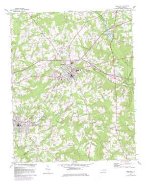 Knightdale USGS topographic map 35078g3