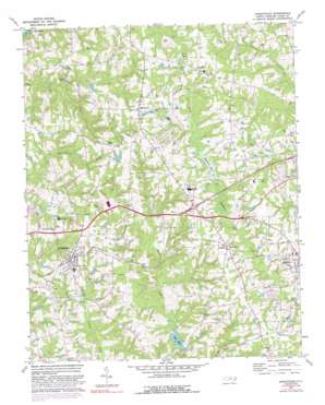 Knightdale USGS topographic map 35078g4