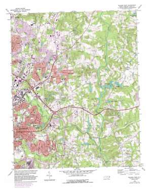 Raleigh East topo map