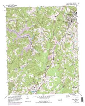 Wake Forest USGS topographic map 35078h5