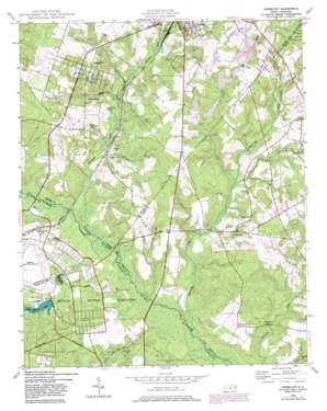 Pinebluff USGS topographic map 35079a4