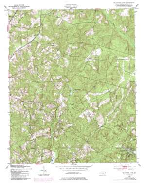 Millstone Lake USGS topographic map 35079a6