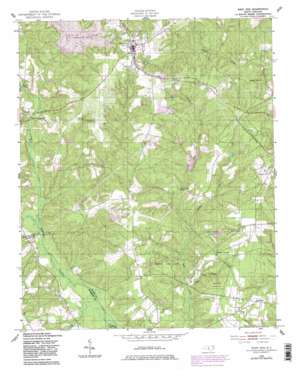 West End topo map