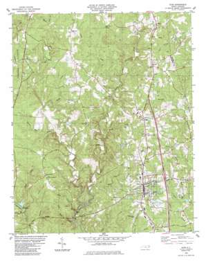 Biscoe USGS topographic map 35079d7