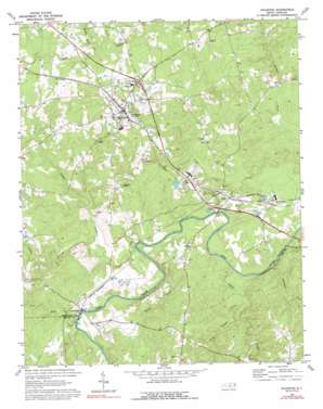 Goldston USGS topographic map 35079e3