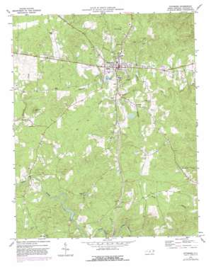 Pittsboro USGS topographic map 35079f2