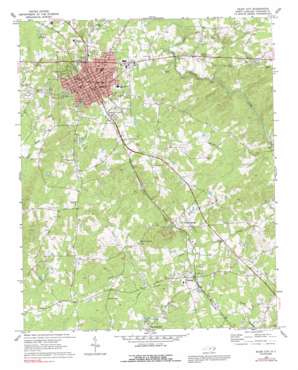Siler City USGS topographic map 35079f4