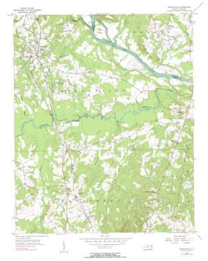 Ansonville USGS topographic map 35080a1