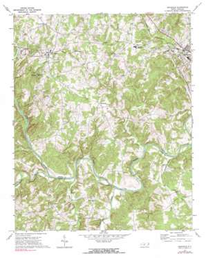 Aquadale USGS topographic map 35080b2