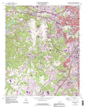 Charlotte West topo map