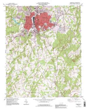 Albemarle USGS topographic map 35080c2