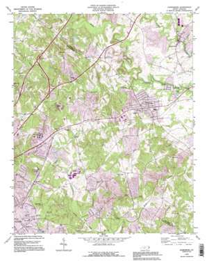 Harrisburg USGS topographic map 35080c6