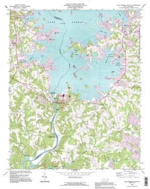 Lake Norman South USGS topographic map 35080d8