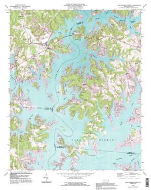 Lake Norman North USGS topographic map 35080e8