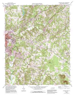 Lexington East USGS topographic map 35080g2