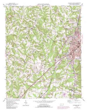 Lexington West USGS topographic map 35080g3