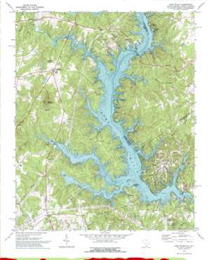Gastonia USGS topographic map 35081a1