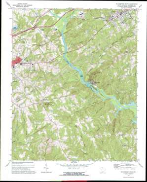 Blacksburg South USGS topographic map 35081a5